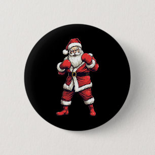 Weihnachtsmann Boxer Boxen Kickboxen Weihnachten X Button