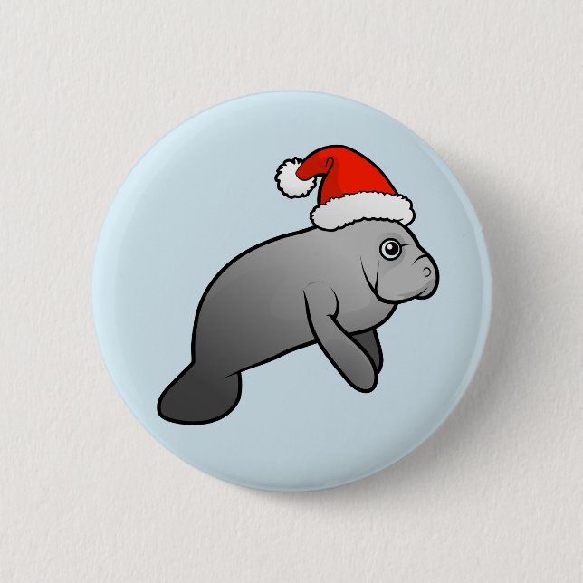 Weihnachtsmann Button (Vorderseite)