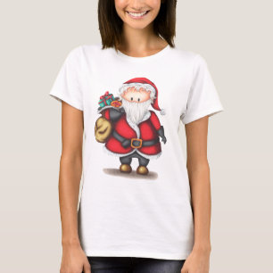 Weihnachtsmann Cartoon T-Shirt