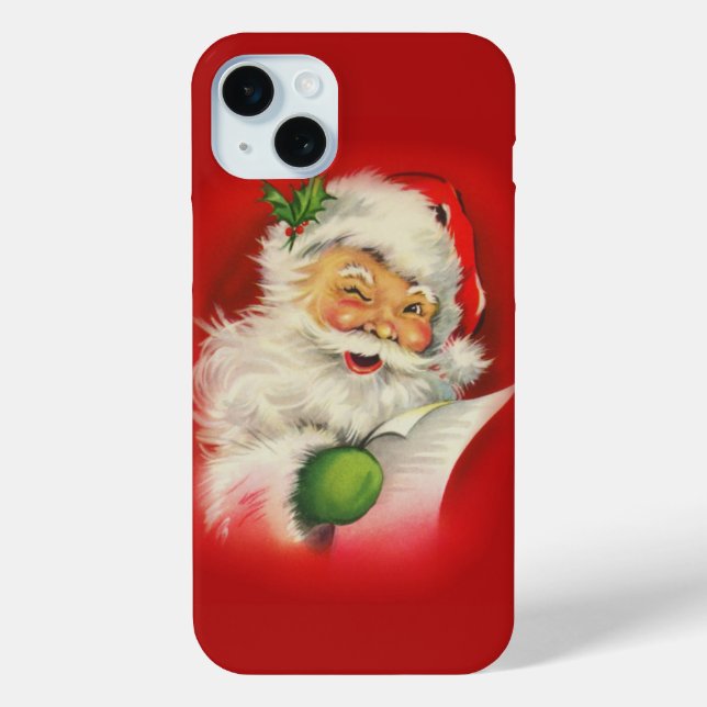Weihnachtsmann Case-Mate iPhone Hülle (Rückseite)