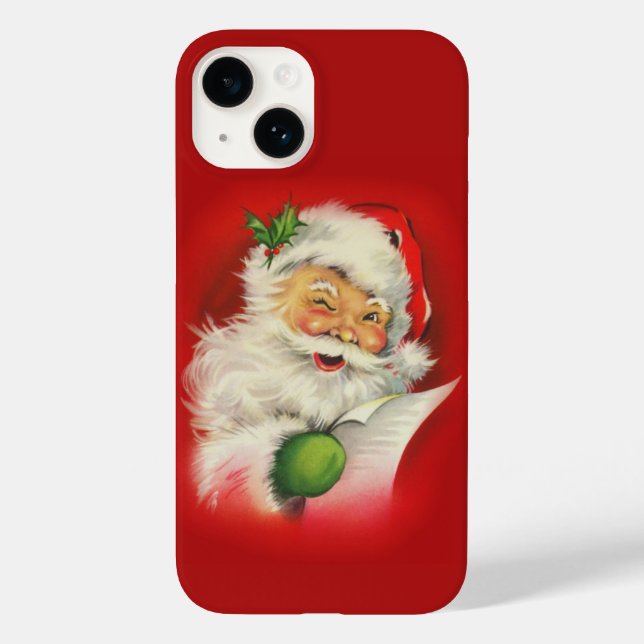 Weihnachtsmann Case-Mate iPhone Hülle (Rückseite)