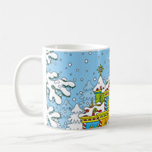 Weihnachtsmann,Claus,Haus,Winter,Frost,gr Kaffeetasse