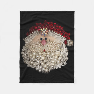 Weihnachtsmann-Claus Jewel Art Fleecedecke
