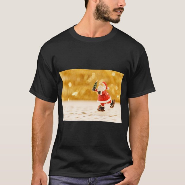 Weihnachtsmann-Claus Joy-T-Shirt T-Shirt (Vorderseite)