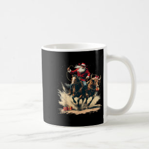 Weihnachtsmann Cowboy Vintage Weihnachten Pferd Ku Kaffeetasse