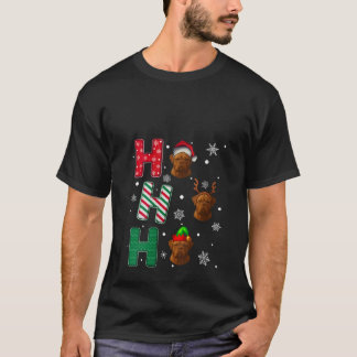 Weihnachtsmann Damen Dogue De Bordeaux Hundeliebha T-Shirt