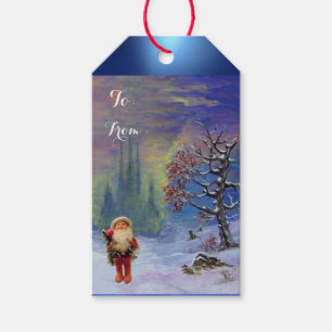 WEIHNACHTSMANN DER GNOMEN GESCHENKANHÄNGER