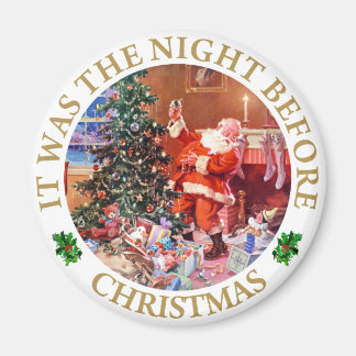 Weihnachtsmann - Die Nacht vor Weihnachten Magnet