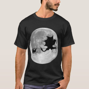 Weihnachtsmann-Drache-Reiter-Pferdeschlitten-Fahrt T-Shirt