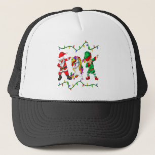 Weihnachtsmann-Elf Einhorn Weihnachten Kinder Jung Truckerkappe