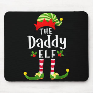 Weihnachtsmann-Elf passende Schlafanzug X-mas-Part Mousepad