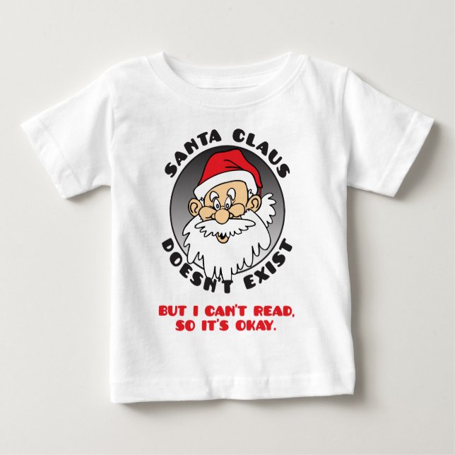 WEIHNACHTSMANN EXISTIERT NICHT BABY T-SHIRT (Vorderseite)