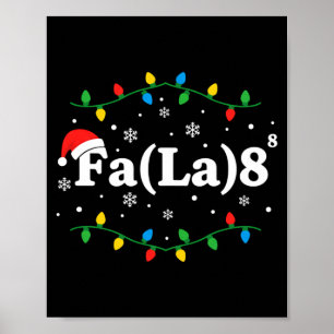 Weihnachtsmann Fa(la) 8 Lustige Weihnachtsmann-Lic Poster