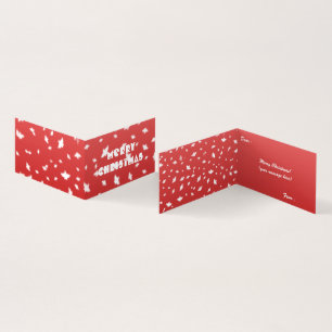 Weihnachtsmann Faltkarte
