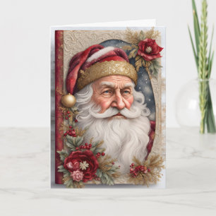 Weihnachtsmann feiertagskarte