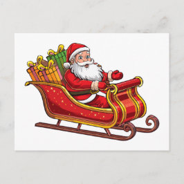 Weihnachtsmann Feiertagspostkarte