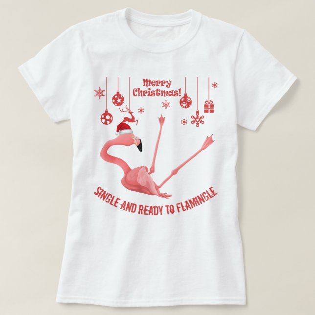 Weihnachtsmann Flamme T-Shirt (Design vorne)