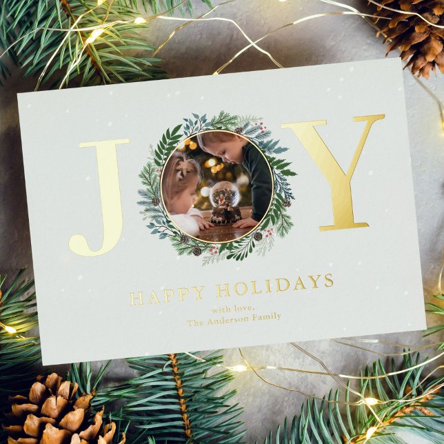 Weihnachtsmann-Foto Folien Feiertagskarte (Von Creator hochgeladen)