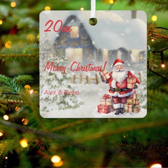 Weihnachtsmann Foto Ornament Aus Metall (Von Creator hochgeladen)