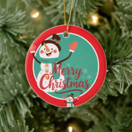 Weihnachtsmann Frohe Weihnachten Lippenbalsam Keramik Ornament