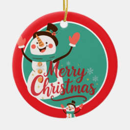 Weihnachtsmann Frohe Weihnachten Lippenbalsam Keramik Ornament