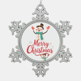 Weihnachtsmann Frohe Weihnachten Lippenbalsam Schneeflocken Zinn-Ornament