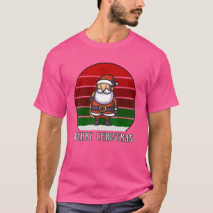 Weihnachtsmann Frohe Weihnachten XMas Vintag Retro T-Shirt