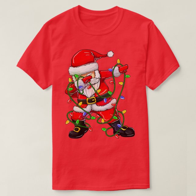 Weihnachtsmann für Jungen Mädchen Weihnachtsbaum L T-Shirt (Design vorne)