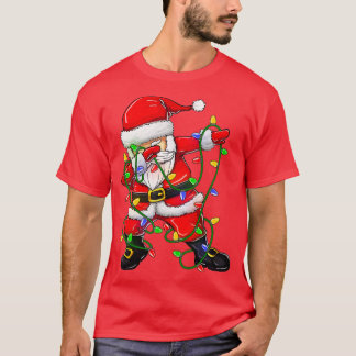 Weihnachtsmann für Jungen Mädchen Weihnachtsbaum L T-Shirt