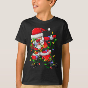 Weihnachtsmann für Jungen Mädchen Weihnachtsbaum L T-Shirt