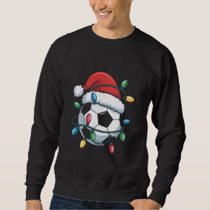 Weihnachtsmann Fußball Sport Weihnachten Fußballsp Sweatshirt