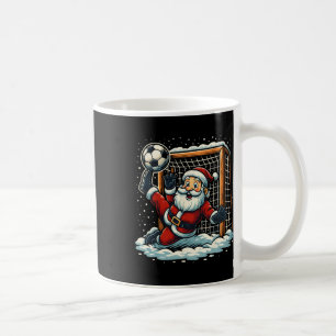 Weihnachtsmann Fußball Torwart Sport Weihnachten Kaffeetasse