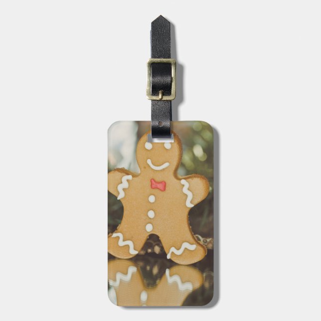 Weihnachtsmann Gepäckanhänger (Vorderseite vertikal)