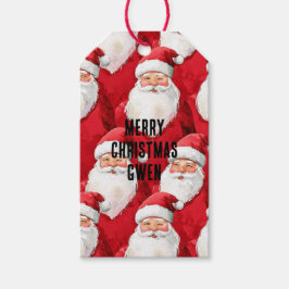 Weihnachtsmann Geschenkanhänger