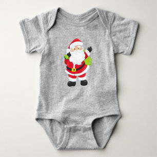 Weihnachtsmann, Geschenke, Geschenke, Geschenke, W Baby Strampler