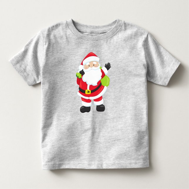 Weihnachtsmann, Geschenke, Geschenke, Geschenke, W Kleinkind T-shirt (Vorderseite)