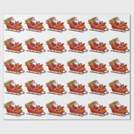 Weihnachtsmann Geschenkpapier