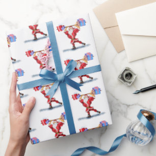 Weihnachtsmann Geschenkpapier