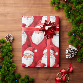 Weihnachtsmann Geschenkpapier
