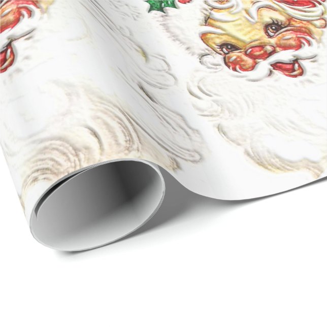 Weihnachtsmann Geschenkpapier (Rolleneckpunkt)