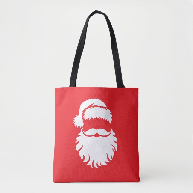 Weihnachtsmann-Gesicht Hut Weihnachten  (Vorderseite)