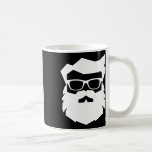 Weihnachtsmann Gesicht Sonnenbrille Mit Bart Xmas Kaffeetasse
