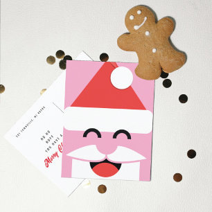 Weihnachtsmann Gesicht Weihnachten Postkarte