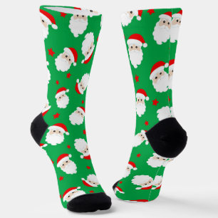 Weihnachtsmann-Gesichter Weihnachtsgeschenk bedruc Socken