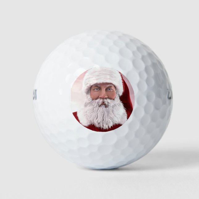 WEIHNACHTSMANN-GOLFBÄLLE GOLFBALL (Vorderseite)