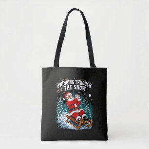 Weihnachtsmann Golfen Frohe Weihnachten Golfer