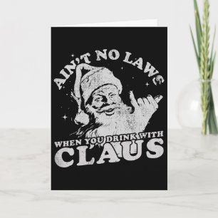 Weihnachtsmann hat keine Gesetze, wenn man mit Cla Karte