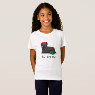 Weihnachtsmann Hat Skye Terrier (schwarz) T-Shirt