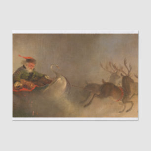 Weihnachtsmann, Heiligabend von William H. Beard Seidenpapier
