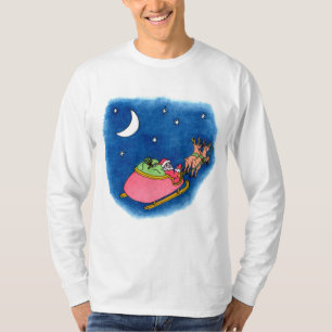 Weihnachtsmann Herren Langarm T-Shirt